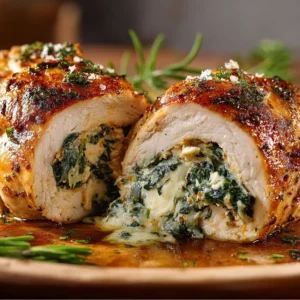 Delicious Herbed Ricotta Stuffed Chicken Rolls Recipe