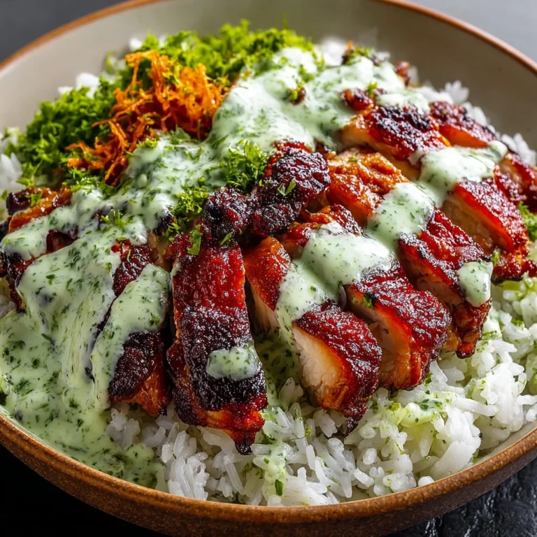 Delicious Peruvian Chicken Rice Green Sauce Recipe