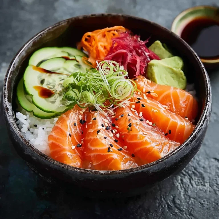 Delicious Salmon Sushi Bowl Fresh Twist Homemade Fun