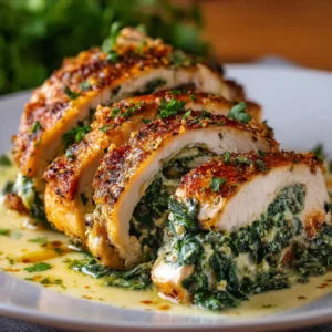 Delicious Spinach Stuffed Chicken Breast Recipe You’ll Love!