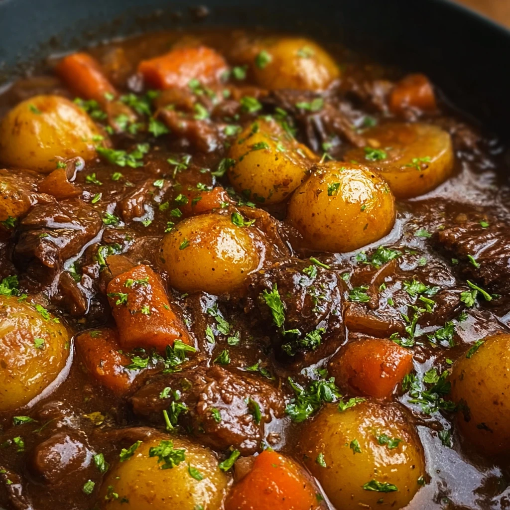 Dutch Oven French Onion Beef Stew