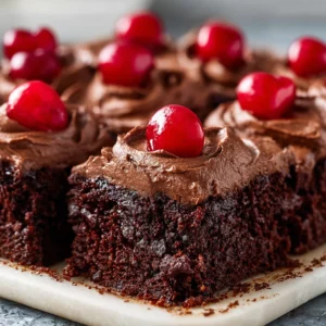 Easy Chocolate Cherry Cake