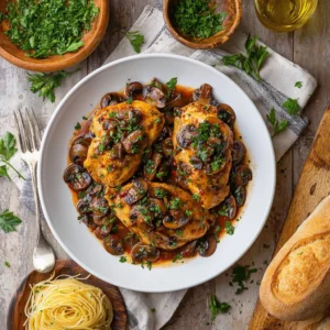 Easy Creamy Mushroom Chicken