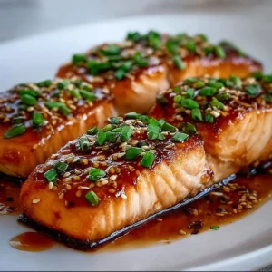 Easy Crispy Honey Garlic Glazed Salmon Recipe