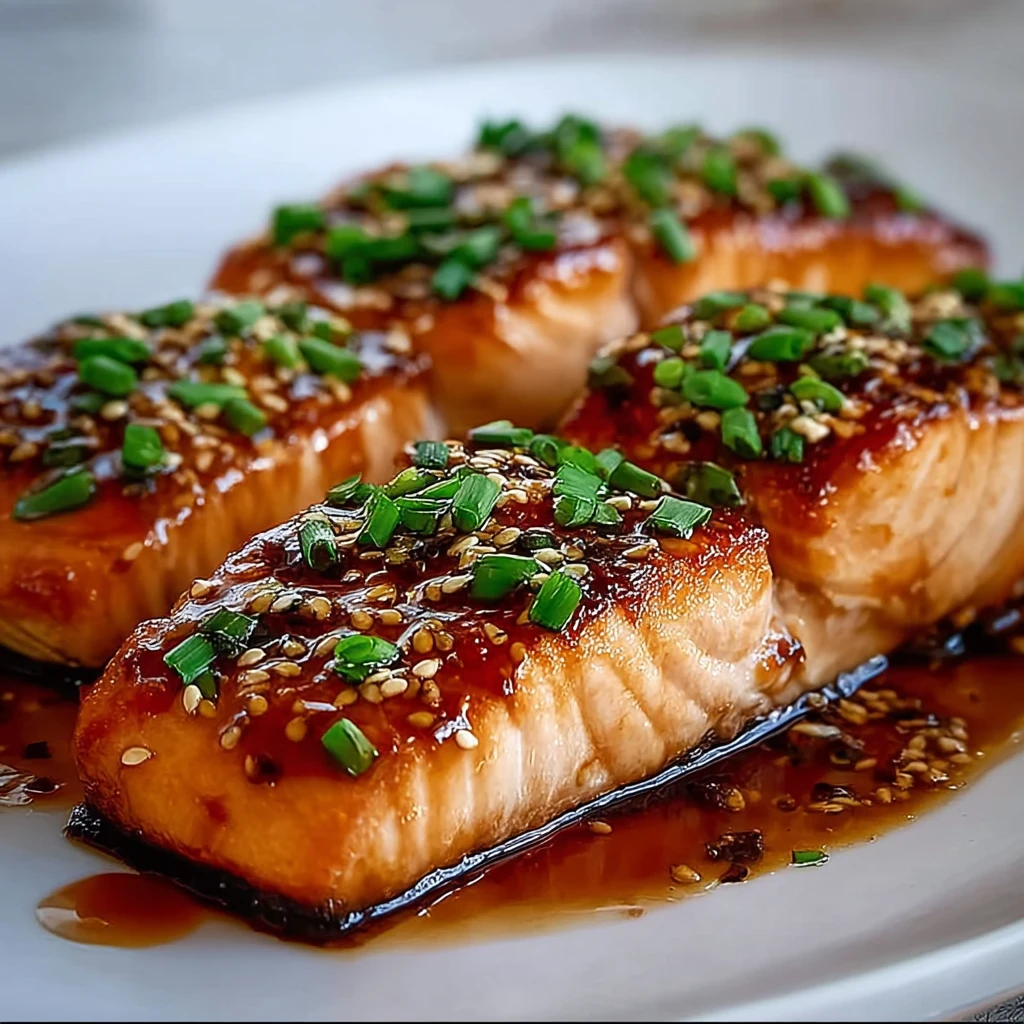 Crispy Honey Garlic Glazed Salmon Recipe