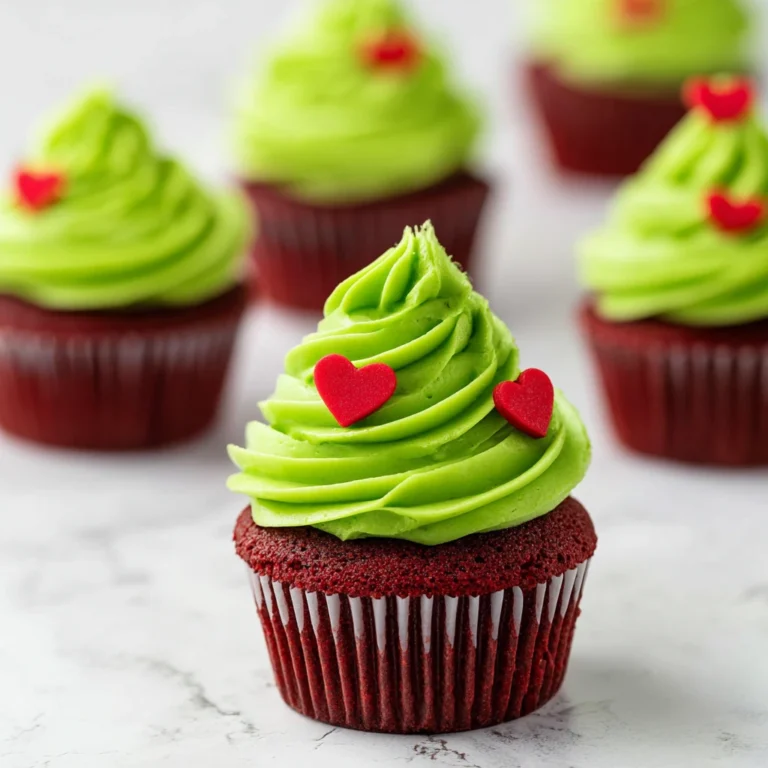 Grinch Cupcakes