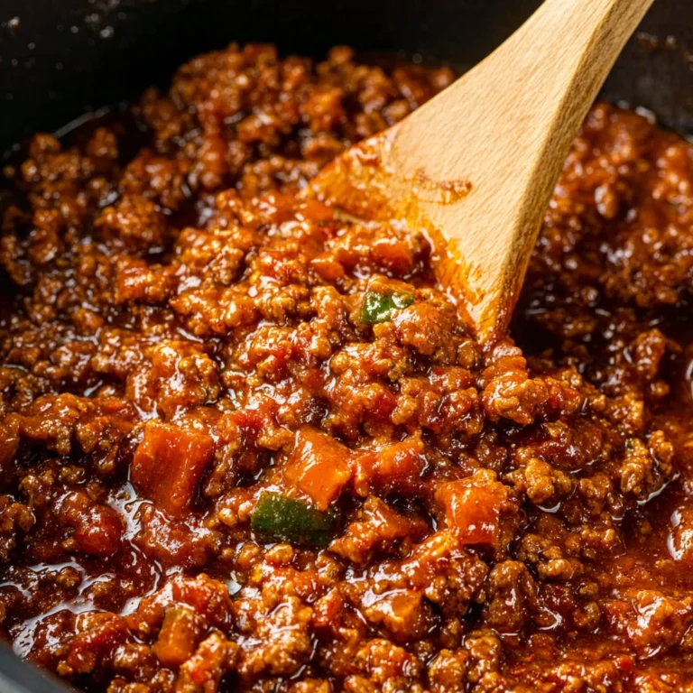 Homemade Crock Pot Sloppy Joes