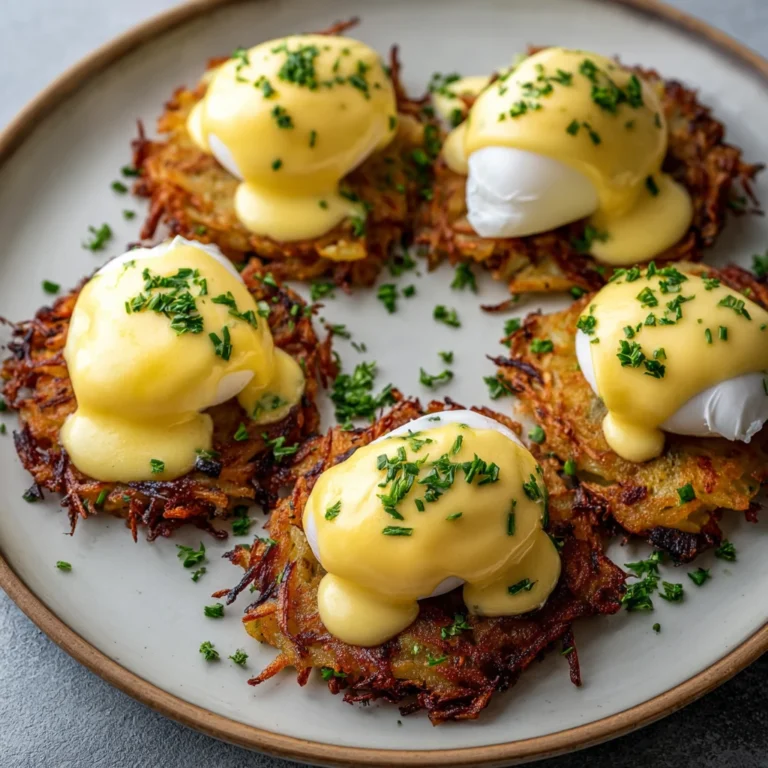 Latke Eggs Benedict Unique Twist Breakfast