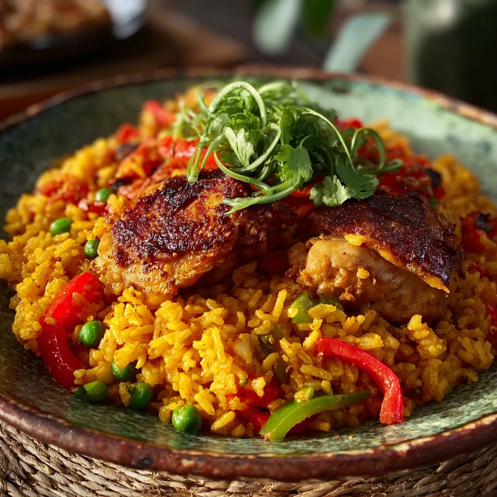 Onepot Spanish Rice Chicken Recipe Dinner