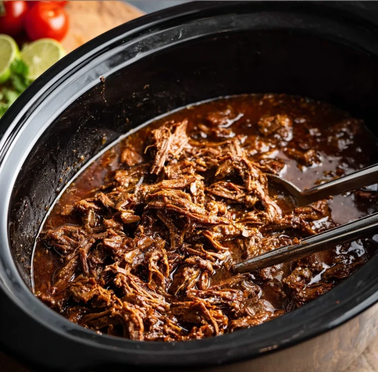 Slow Cooker Chililime Mexican Shredded Beef