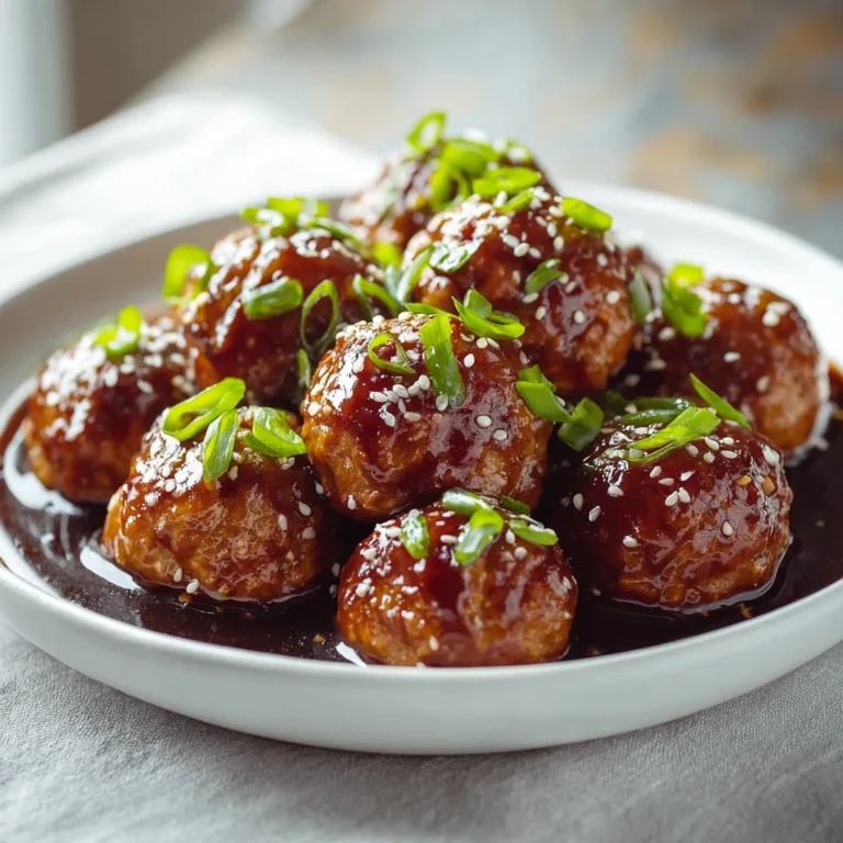 Effortless Comfort Slow Cooker Teriyaki Turkey Meatballs