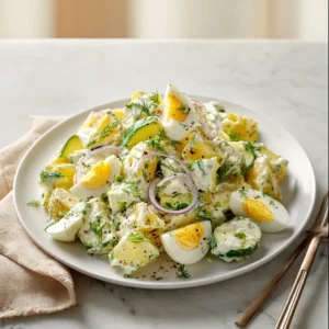 Egg Avocado Greek Yogurt Salad That’s Creamy, Fresh, and Perfectly Balanced