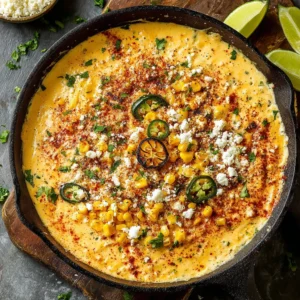 Elote Mexican Street Corn Queso Dip