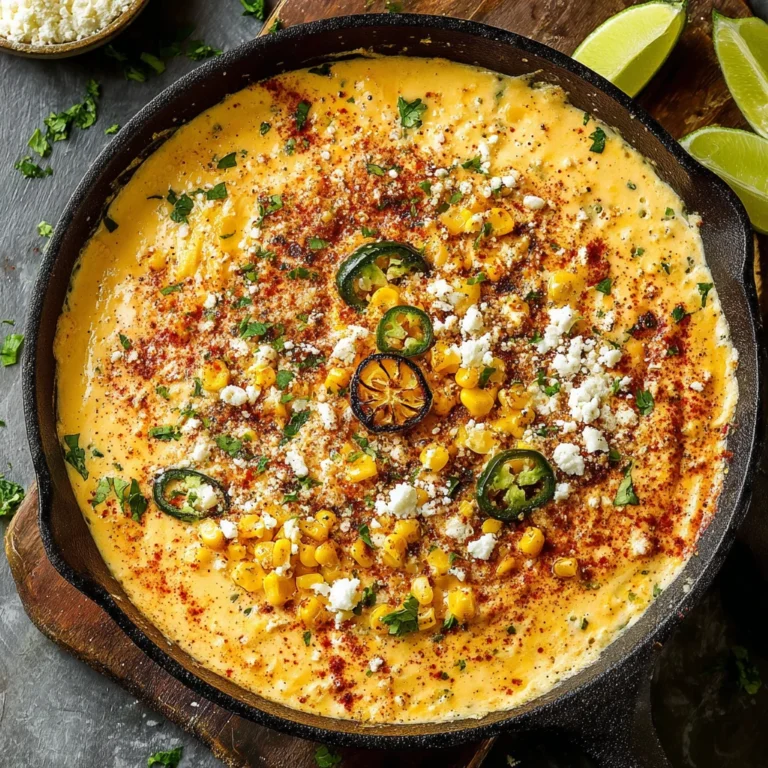 Elote Mexican Street Corn Queso Dip