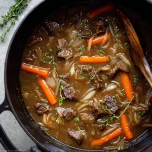 French Onion Beef Stew