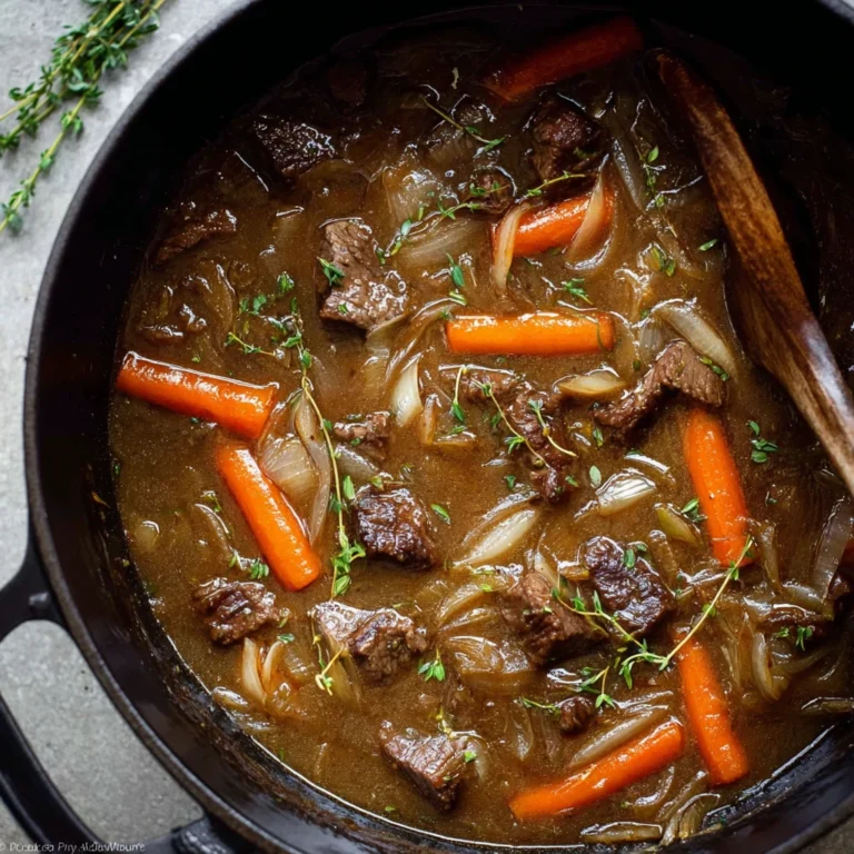 French Onion Beef Stew
