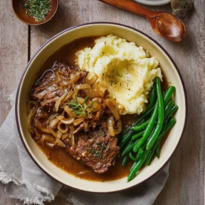 French Onion Pot Roast (Slow Cooker or Dutch Oven)