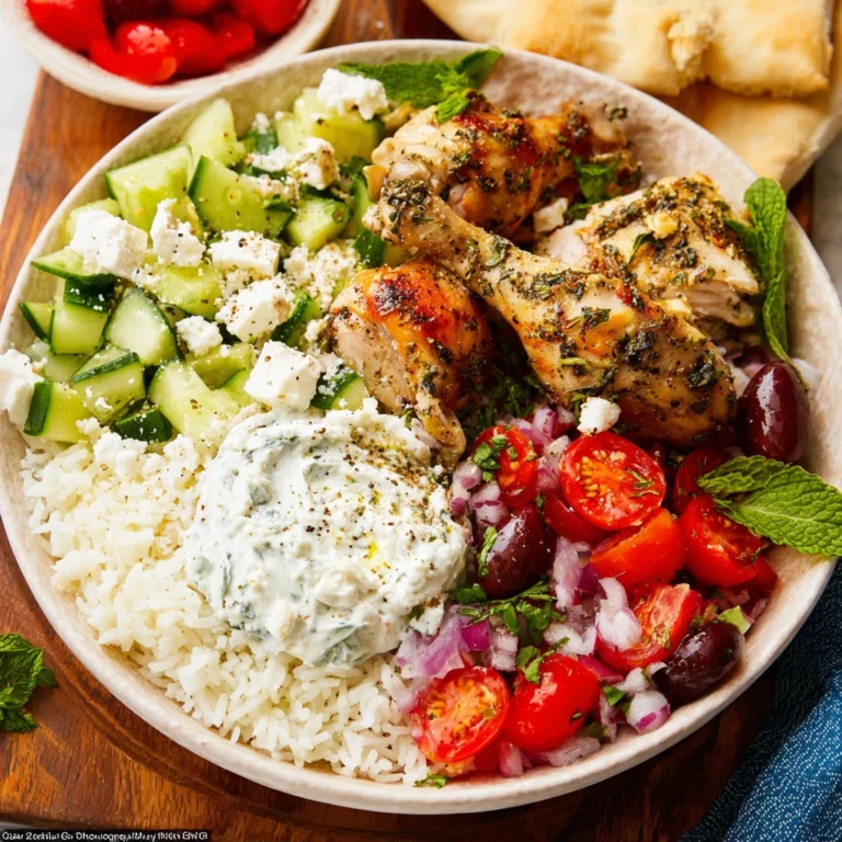 Greek Bowls Chicken Healthy Dinner