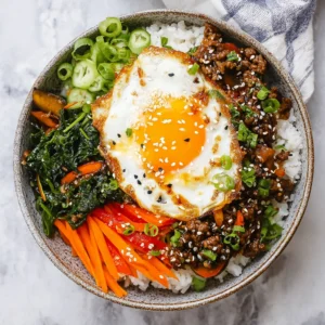 Ground Beef Bibimbap (Easy One-Skillet Bowl)