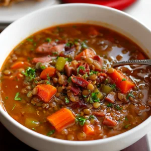Ham and Lentil Soup