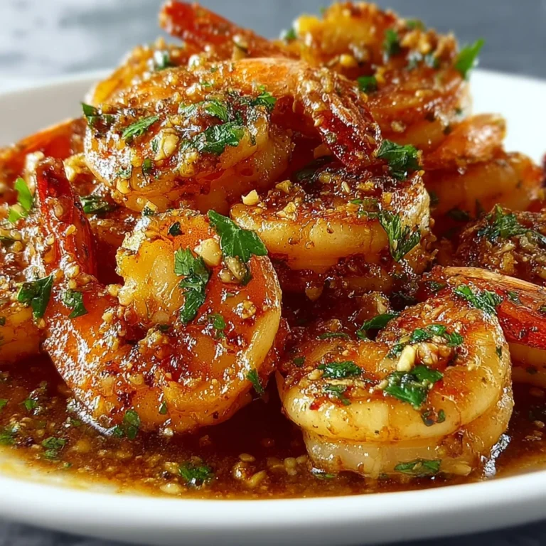 Hawaiian Garlic Shrimp