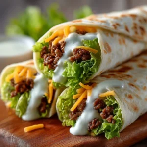 Healthy Big Mac Wraps Recipe