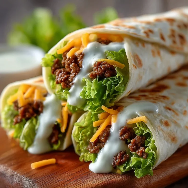 Healthy Big Mac Wraps Recipe