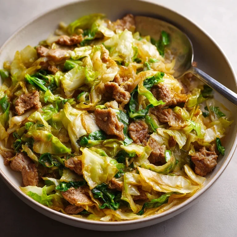 Healthy Ground Beef Cabbage Delight Delicious Recipe