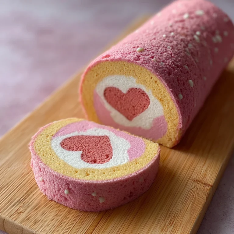 Heartshaped Swiss Roll Valentines Day Real Recipe