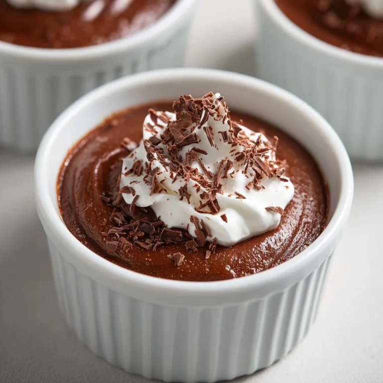 Homemade Chocolate Pudding