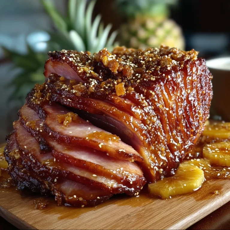 Honey Glazed Ham Pineapple