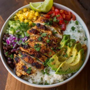 Honey Lime Chicken Bowl
