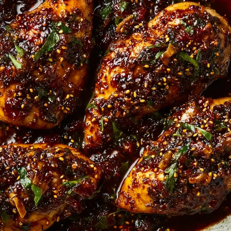 Hot Honey Baked Chicken Breasts
