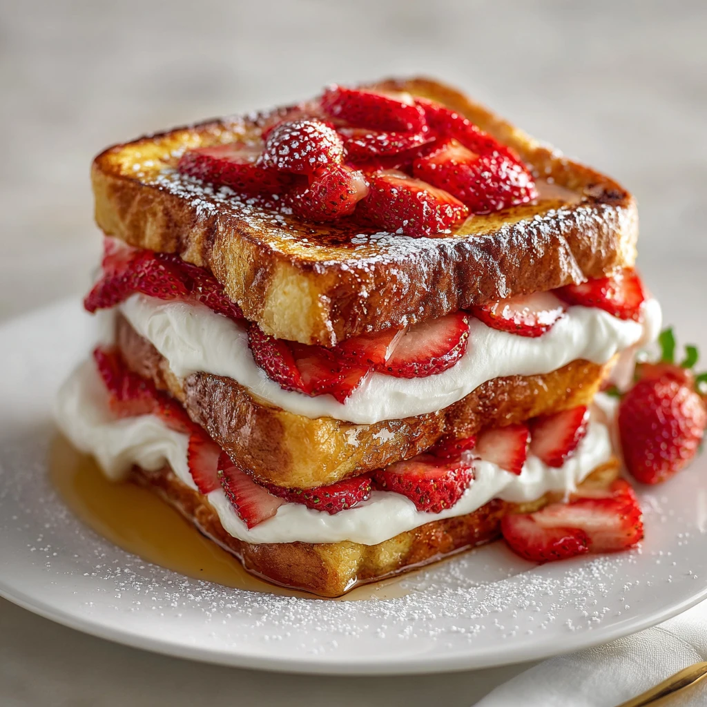 Indulge Home Strawberry Cream Cheese French Toast
