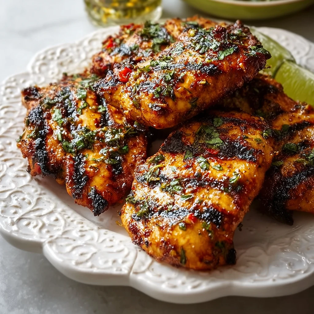 Juicy Spicy Grilled Cuban Chicken Recipe