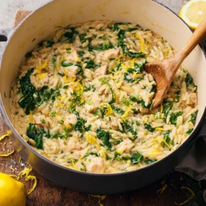 Lemon Chicken Orzo Recipe