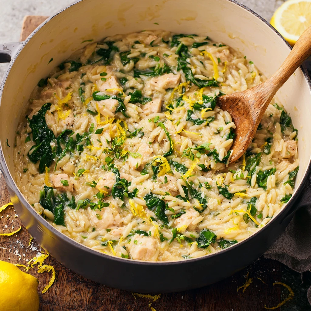 Lemon Chicken Orzo Recipe