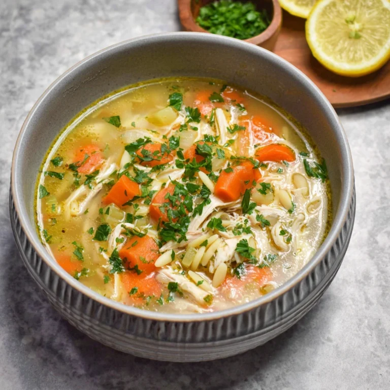Lemon Chicken Soup