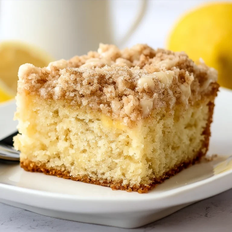 Lemon Curd Coffee Cake