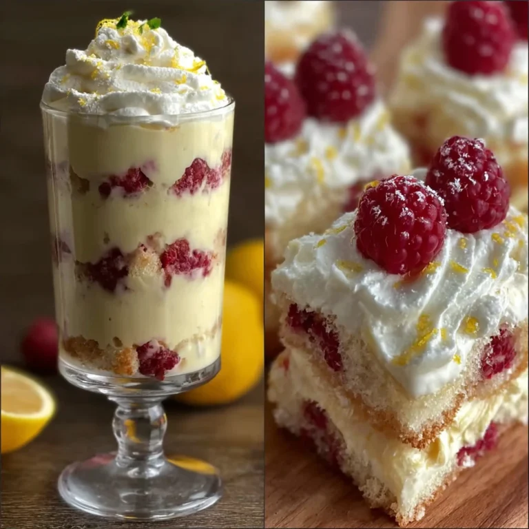 Lemon Raspberry Trifle Parfaits