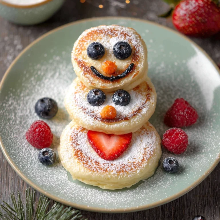 Make Delightful Snowman Pancakes Just Minutes