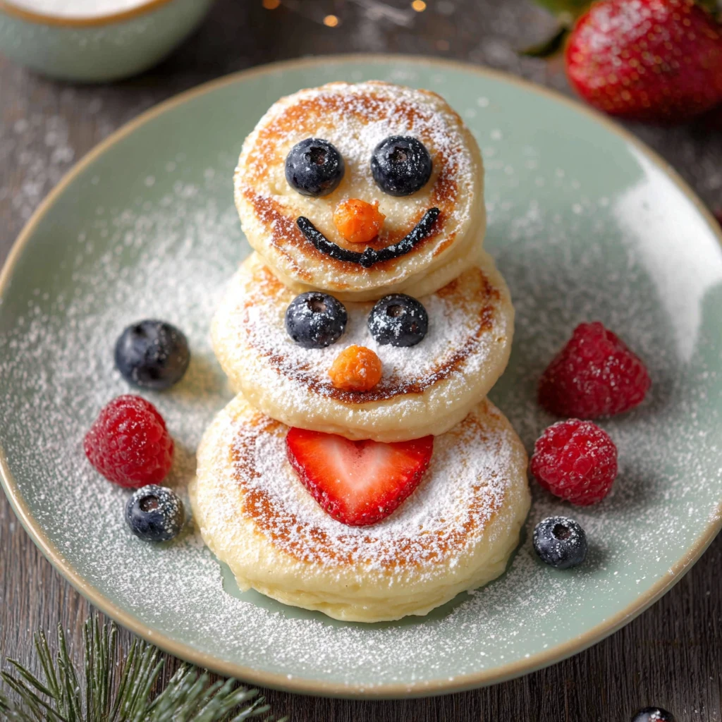 Make Delightful Snowman Pancakes Just Minutes