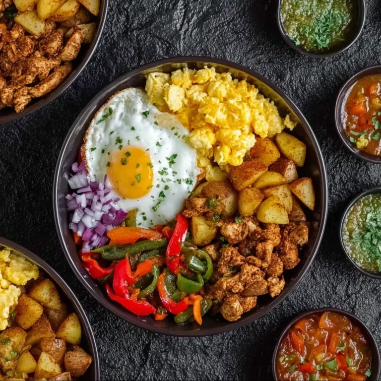 Meal Prep Breakfast Bowls Sweet Spicy Chicken