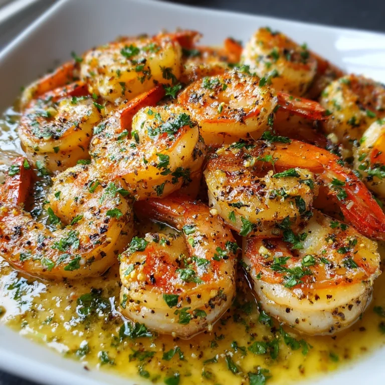 Mediterranean Shrimp Skillet Lemon Garlic Sauce Bright Savory