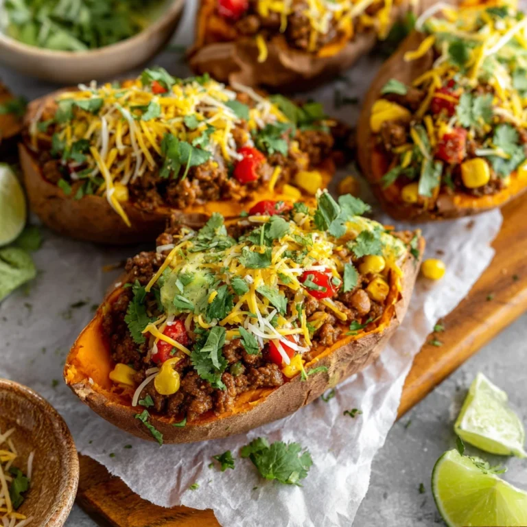 Mexican Stuffed Sweet Potatoes