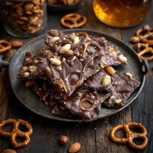Milk Chocolate Peanut Butter Pretzel Bark