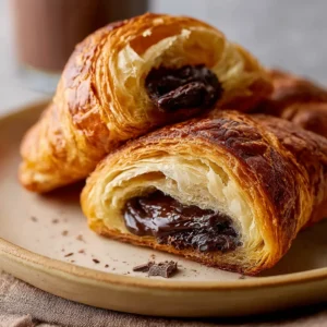 Mouthwatering Chocolate Croissants