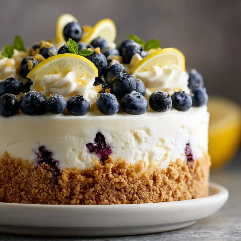 Bake Lemon Blueberry Cream Cake Refreshing Recipe