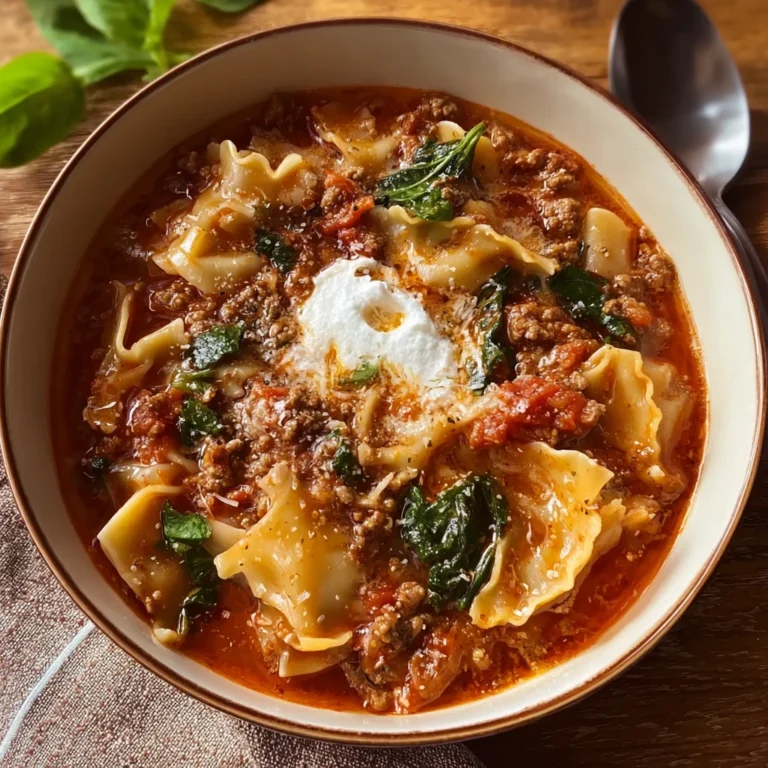Onepot Lasagna Soup