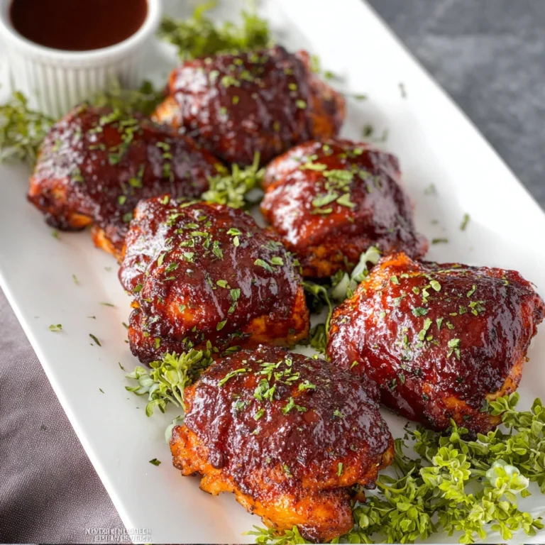 Oven Baked Bbq Chicken Thighs
